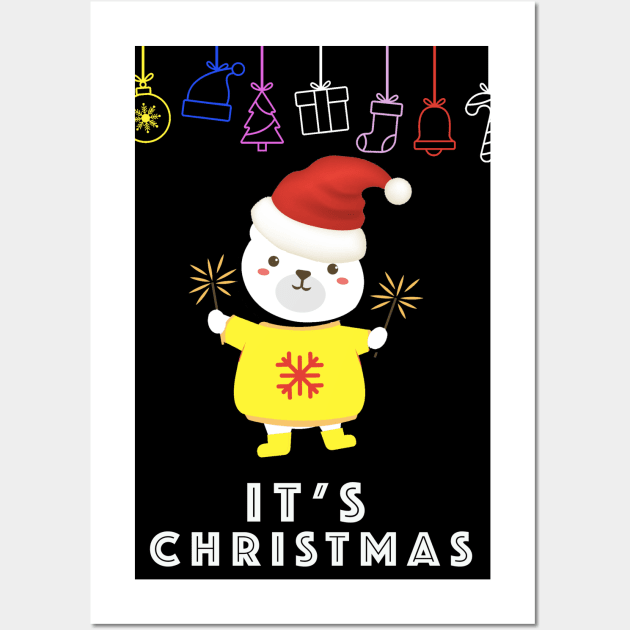 It's Christmas and happy New Year Wall Art by NSRT